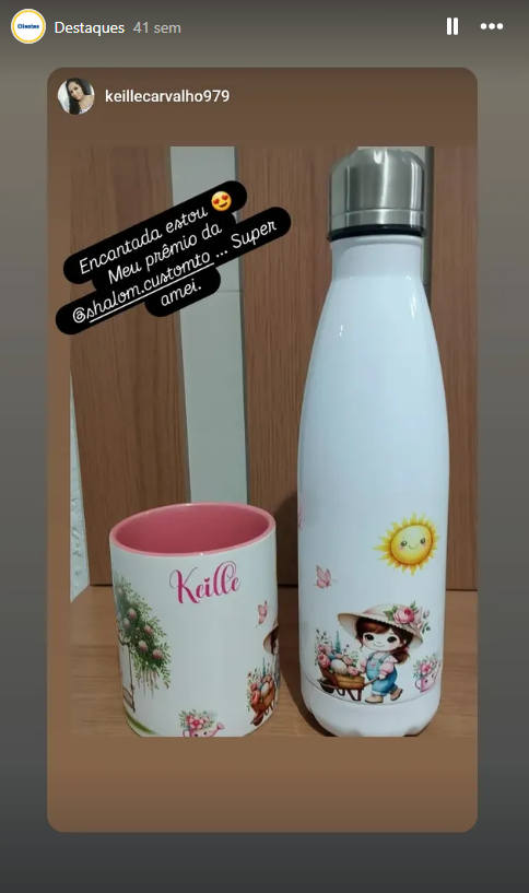 Depoimento de cliente sobre a Shalom Aviamentos e Bordados