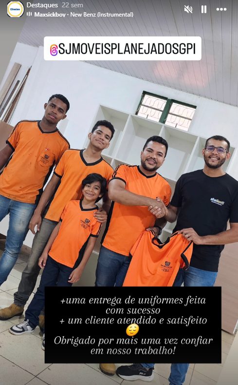 Depoimento de cliente sobre a Shalom Aviamentos e Bordados