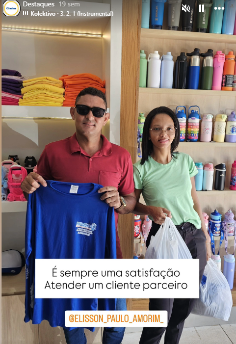 Depoimento de cliente sobre a Shalom Aviamentos e Bordados