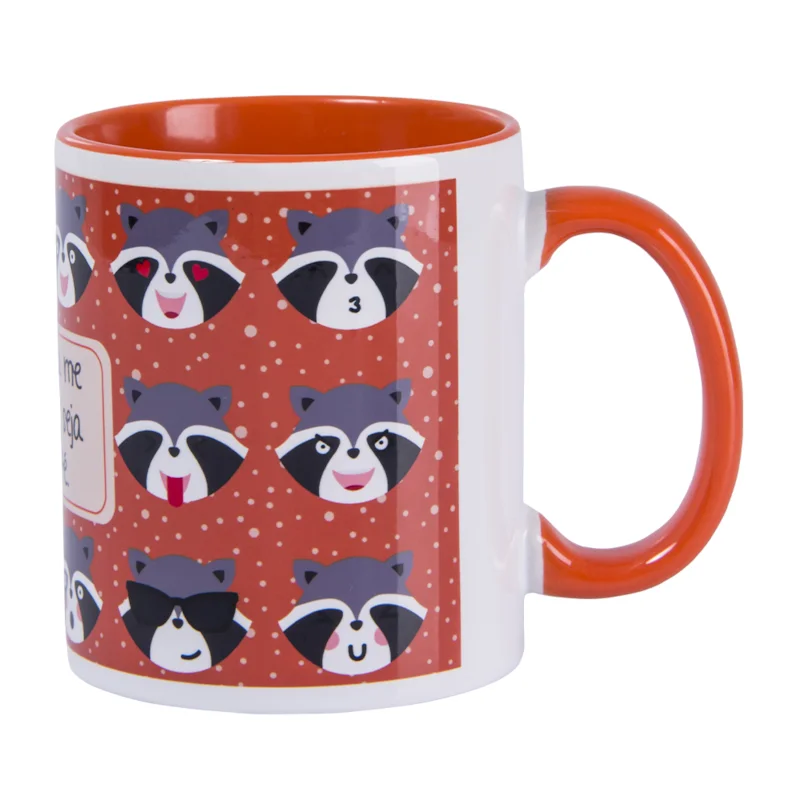 Caneca alça e interior colorido 325ml - Shalom Aviamentos e Bordados, Gurupi/TO