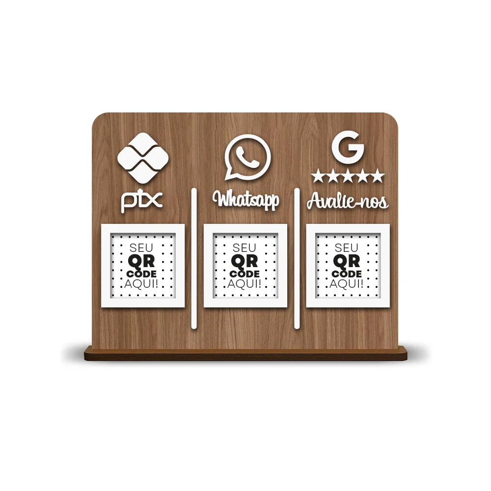 Placa Redes Sociais MDF 3mm e 6mm - Shalom Aviamentos e Bordados, Gurupi/TO